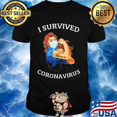 I survived Coronavirus Strong Nurse mask shirt
