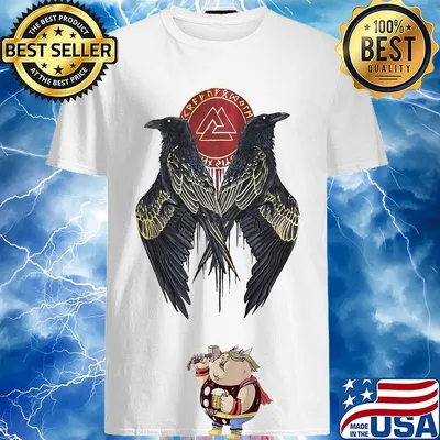 Icon Comics Vikings Raven Couple shirt