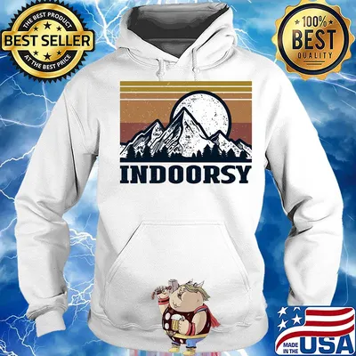 Indoorsy for the Basic City Girl Mountain Vintage s Hoodie