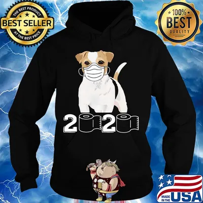 Jack Russell mask 2020 toilet paper s Hoodie
