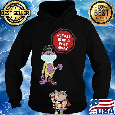 Jeff wear mask please stay 6 feet away covid-19 s Hoodie