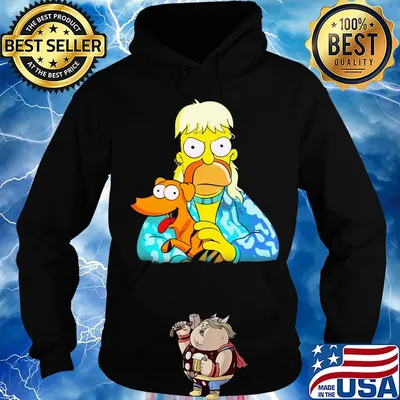 Joe exotic tiger king bart simpson dog santa’s little helper s Hoodie