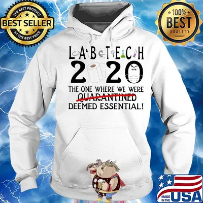 Lab tech 2020 the one where we were deemed essential toilet paper mask s Hoodie