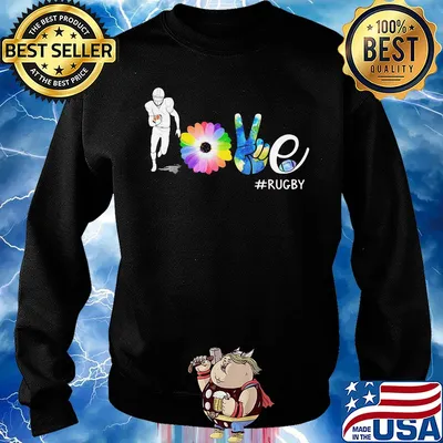 Love America Football Hand Sign Peace Victory Daisy Hippie Flower s 17