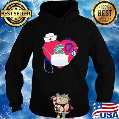 Love heart Michigan State Spartans stethoscope nurse Covid-19 shirt