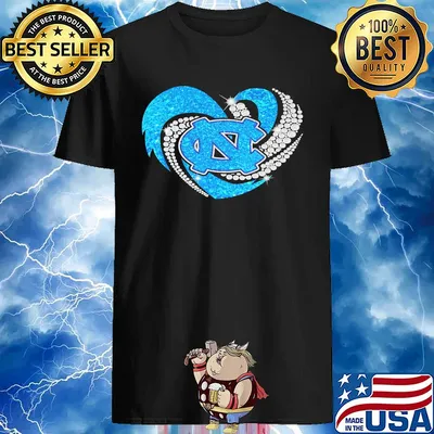 Love North Carolina Heart Diamond shirt