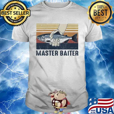 Master baiter fish vintage shirt
