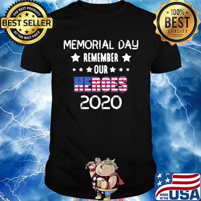 Memorial day remember our heroes 2020 american flag stars shirt