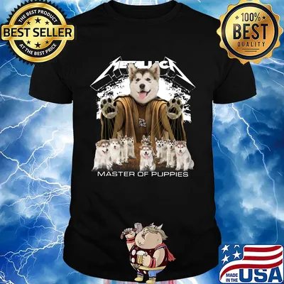 Metallic Alaskan Malamute Master of puppies shirt