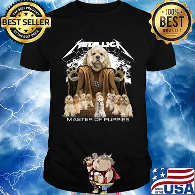 Metallic American Cocker Spaniel Master of puppies shirt
