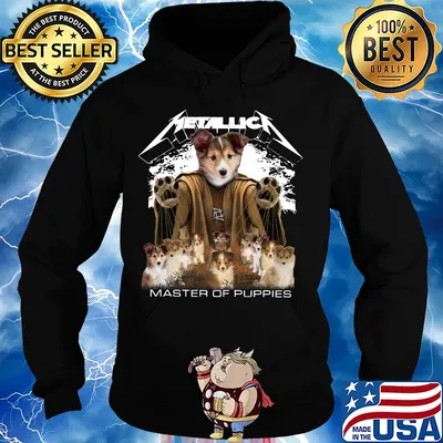 Metallic Shetland Sheepdog Master of puppies s Hoodie