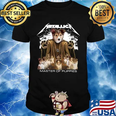 Metallic Shetland Sheepdog Master of puppies shirt
