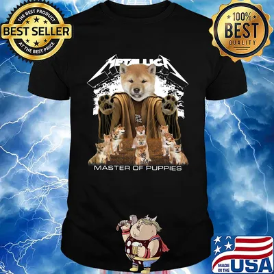 Metallic Shiba Inu Master of puppies shirt