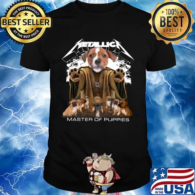 Metallic Staffordshire Bull Terrier Master of puppies shirt