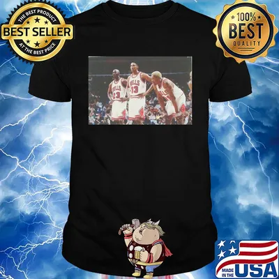 Michael Jordan Scotty Pippen Dennis Rodman shirt