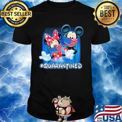 Mickey and Minnie quarantined shirt