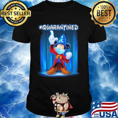 Mickey fantasia quarantined covid-19 shirt