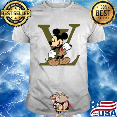Mickey Mouse Louis Vuitton shirt