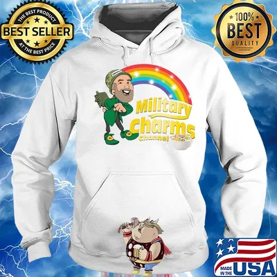 Military charms channel rainbow s Hoodie