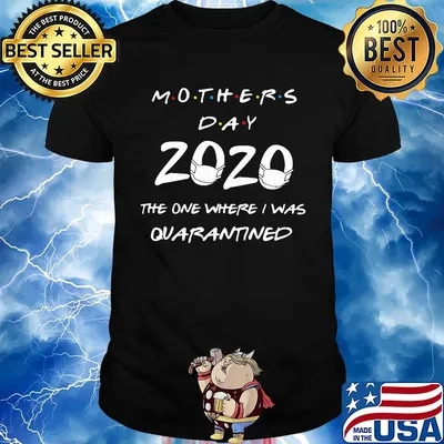 Mothers day 2020 the one where I was quarantined mask covid-19 2020 shirt
