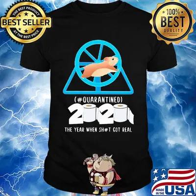 Mouse quarantined 2020 toilet paper the year when shit got real quarantined shirt