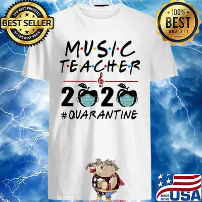 Music teacher 2020 mask apple quarantine shirt