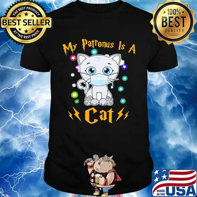 My patronus is a Cat mask shirt