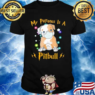 My patronus is a Pitbull mask shirt