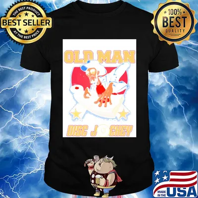 Never underestimate an old man who is also a Disc Jockey shirt