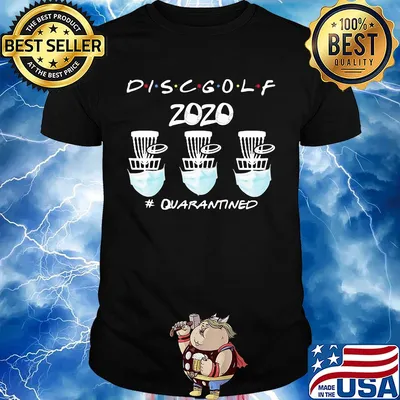 Official Discgolf 2020 #quarantined shirt