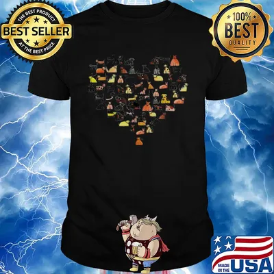 Official Dogs Shaped Heart shirt