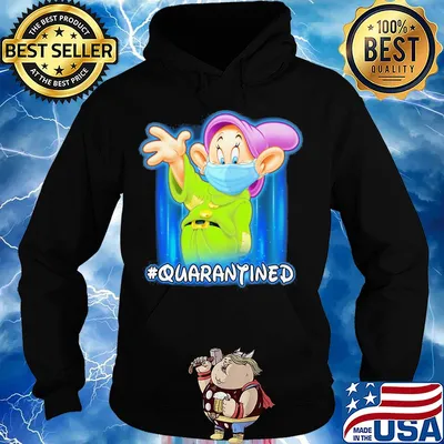 Official Dopey quarantined Covid-19 s Hoodie