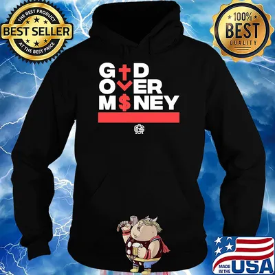 Official God over money s Hoodie