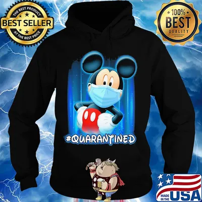 Official Mickey quarantined Covid-19 s Hoodie