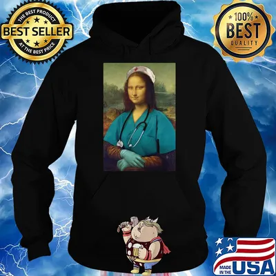 Official Mona Lisa nurse s Hoodie