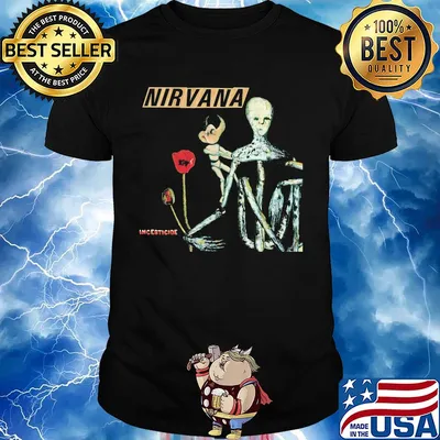 Official Nirvana incesticide flower shirt