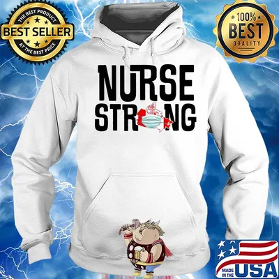 Official Nurse strong mask map Canada s Hoodie