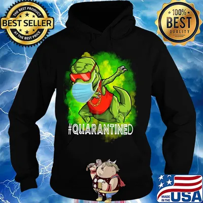 Official Quarantined Dinosaur mask s Hoodie