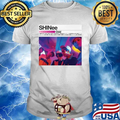 Official Shinee odd Korea band shirt