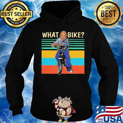 Official What bike vintage s Hoodie