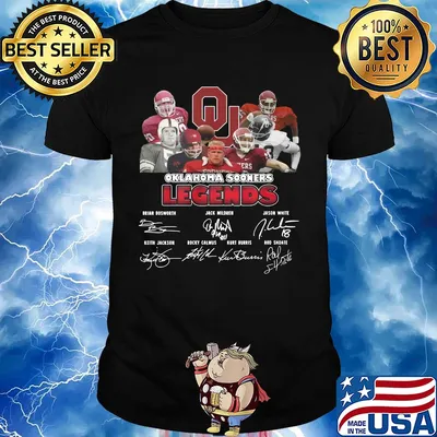 Oklahoma Sooners legends signature shirt