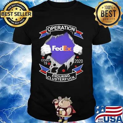 Operation Fed Ex Covid-19 2020 enduring clusterfuck hand shirt