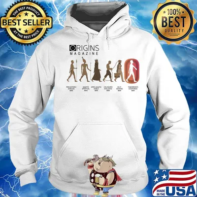 Origins magazine prehistoric african man kemetic spiritual afro asiatic noble colonized enslaved self seeking tomorrow's diasporan man s Hoodie