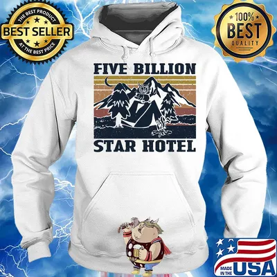 Owl mountain five billion star hotel vintage s Hoodie