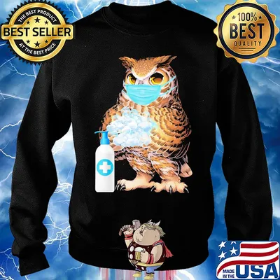 Owl Washing Hands Covid-19 s 17