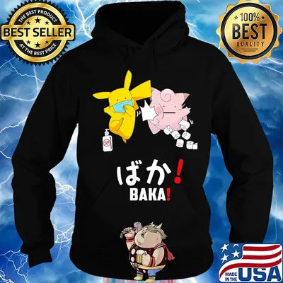 Pikachu mask pokemon toilet paper wash your hands baka covid-19 s Hoodie