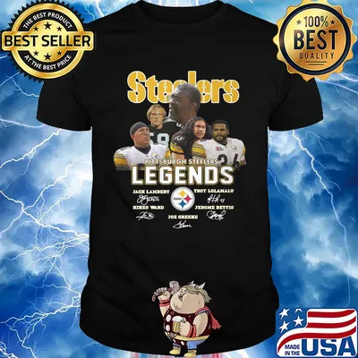 pittsburgh steelers legends jack landert troy leolulu joe greed team signatures shirt