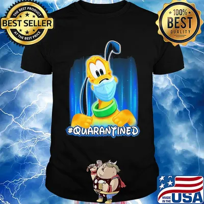 Pluto Quarantined Covid-19 Disney shirt
