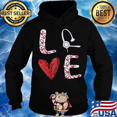 Proud Dispatcher Love heart s Hoodie