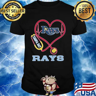 Rays Tampa bay hearbeat Stethoscope shirt